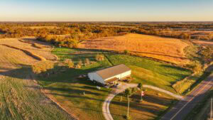 Income producing ranch for sale in Missouri with 1,950± acres in Grundy County near Trenton